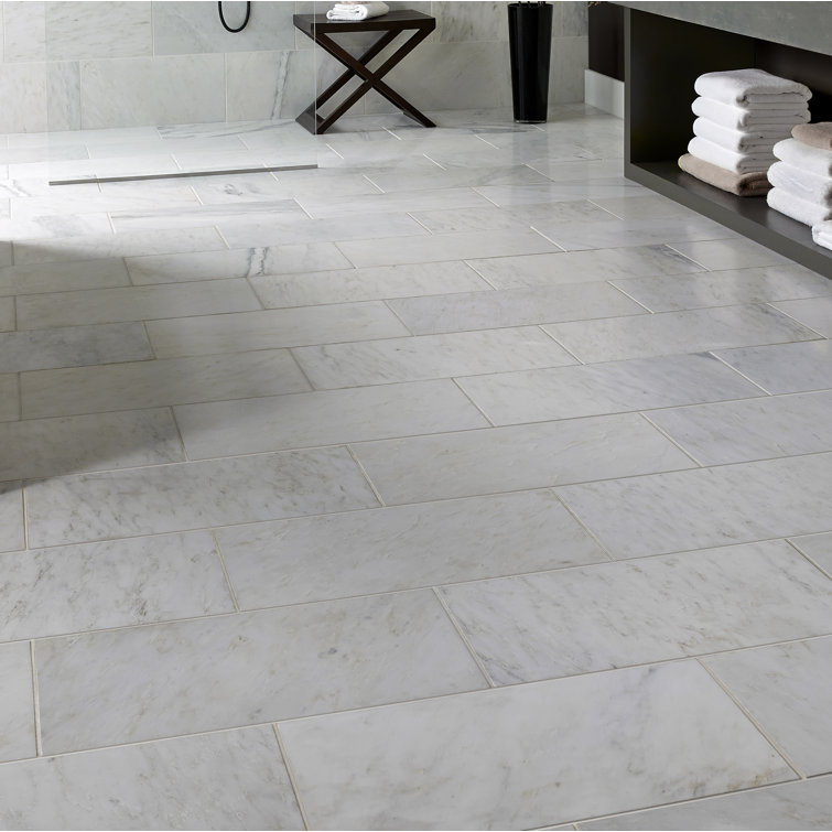 Carrara Marble Floor Tile Bathroom – Flooring Site